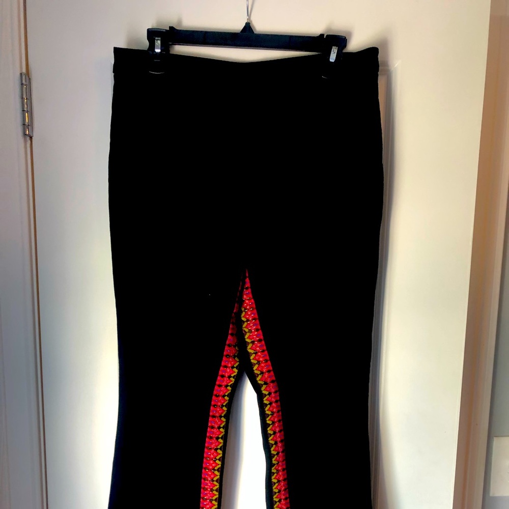 Unique John Galliano wool crepe ankle length pants